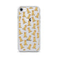Apricot Doodle iPhone Case