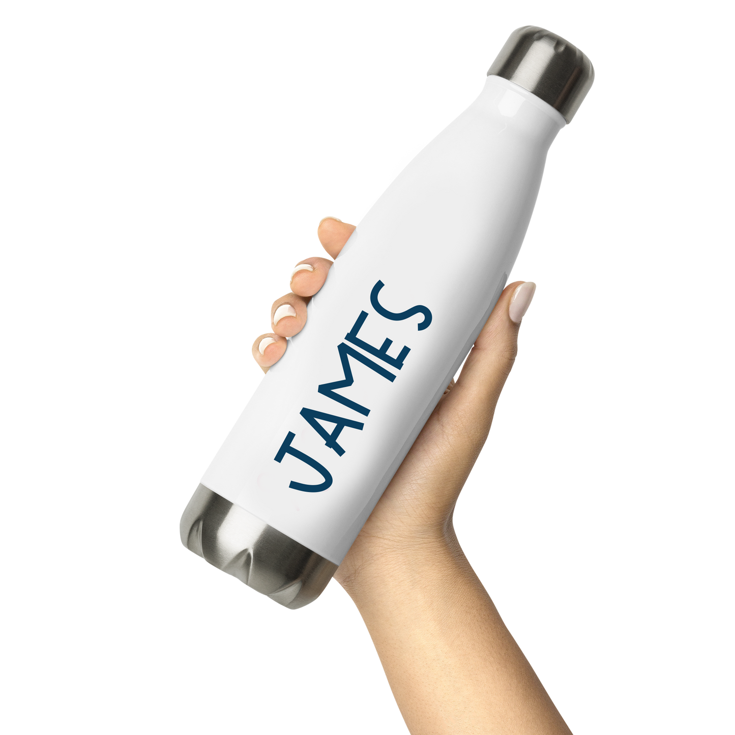 Personalized Name or Monogram Stainless Steel Water Bottle