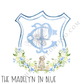 The Madelyn in Blue Semi-Custom Crest Digital Files