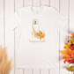 Fall Pumpkin Golden Retriever Unisex Tee