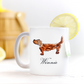 Personalized Dachshund Mug