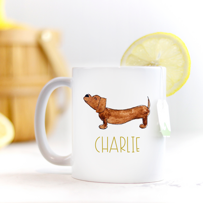 Personalized Dachshund Mug