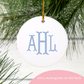 Personalized Silhouette Ceramic Ornament for Children & Pets