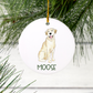 Personalized Lab Ceramic Ornament
