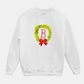 Monogram Christmas Wreath Adult Sweatshirt
