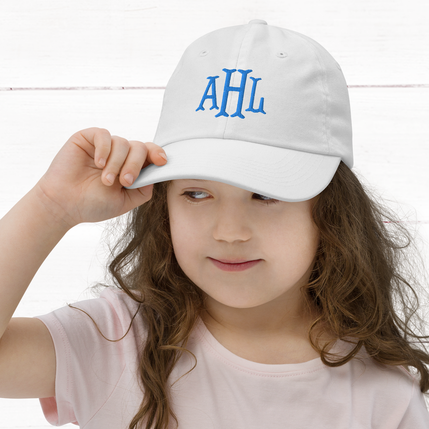 Monogrammed Youth Cap